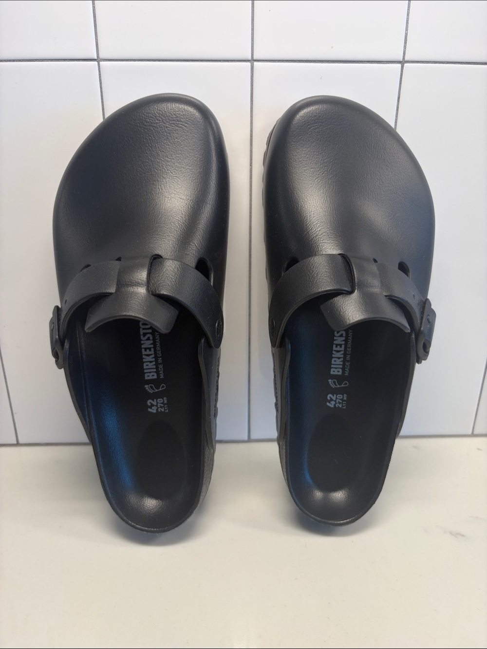 Birkenstock Black Foam Slip-On Clogs